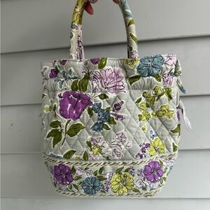 Vera Bradley Floral Quilted Tote Bag